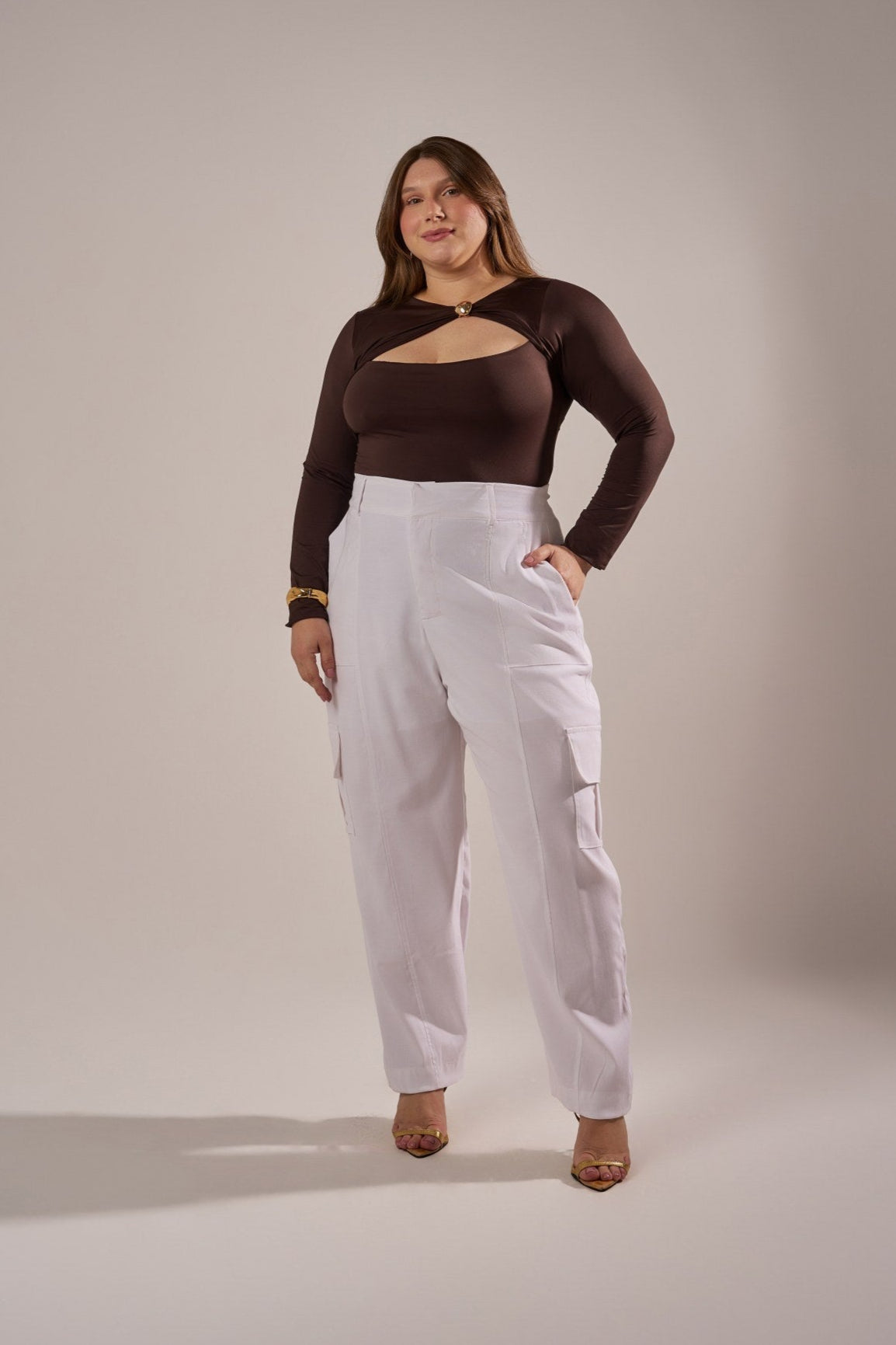 CALÇA BAGGY BOLSOS CARGO