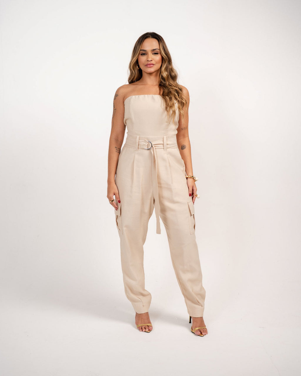 MACACÃO  SLOUCHY BOLSOS CARGO