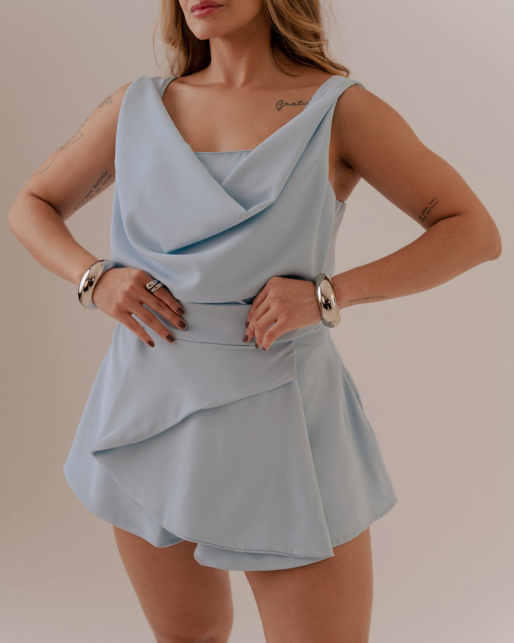 SHORT SAIA ALFAIATARIA LEVE LISO