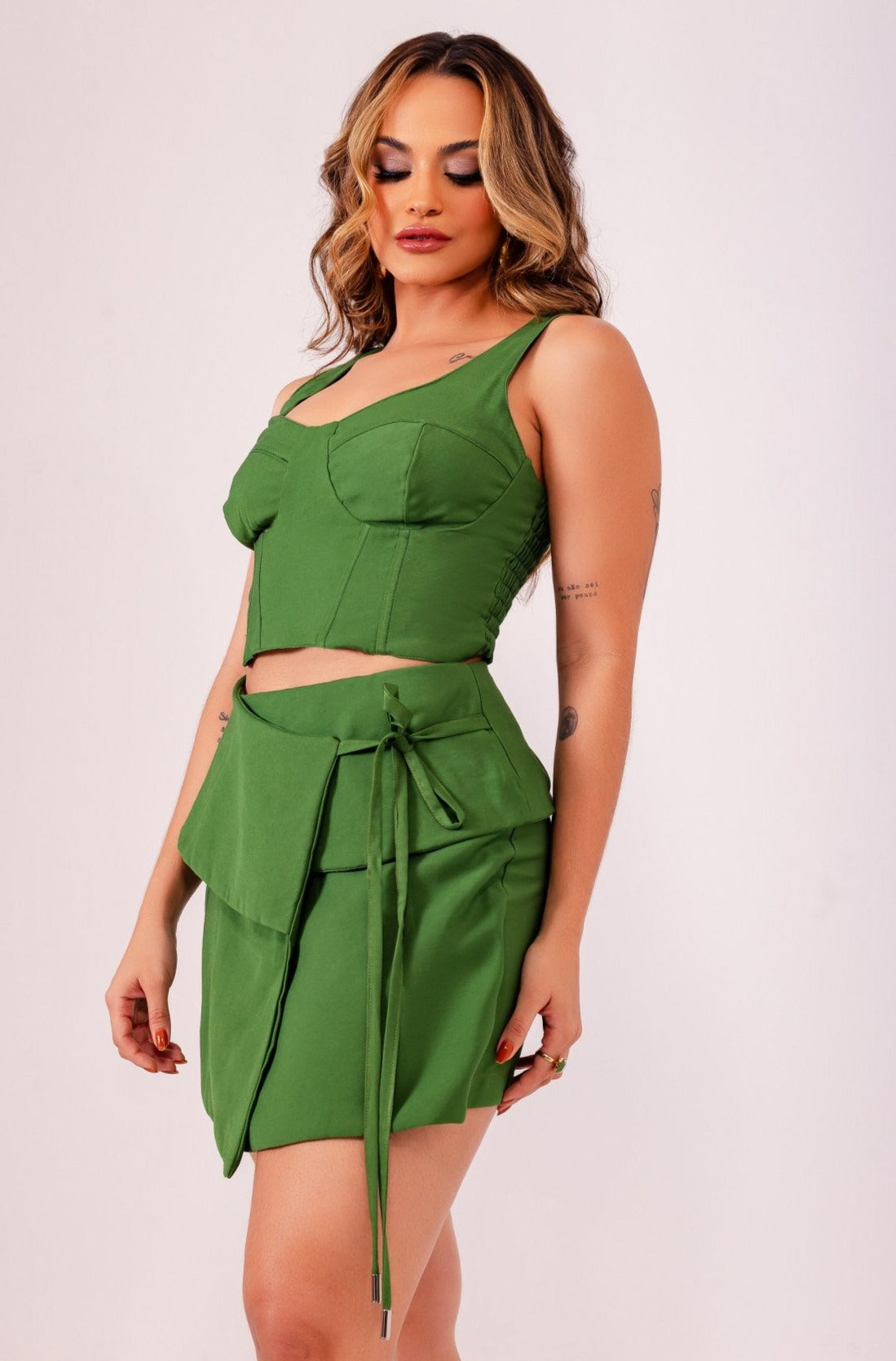 CROPPED CORSET