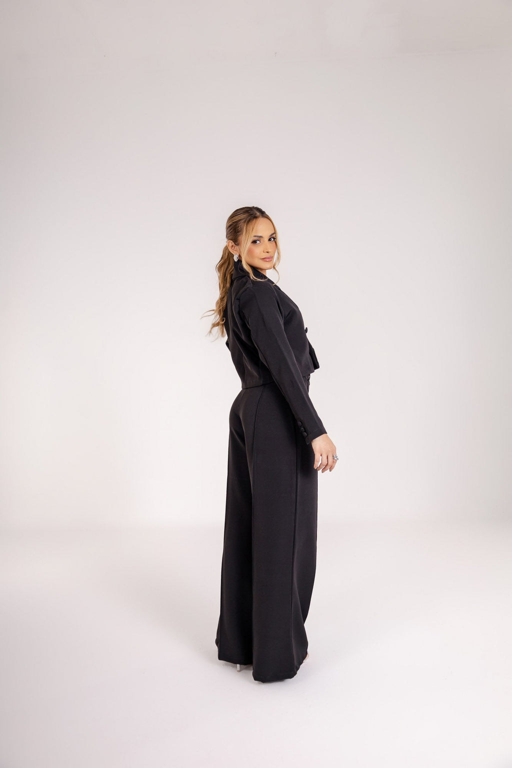 BLAZER CROPPED BOTOES COBERTO ALFAIATARIA