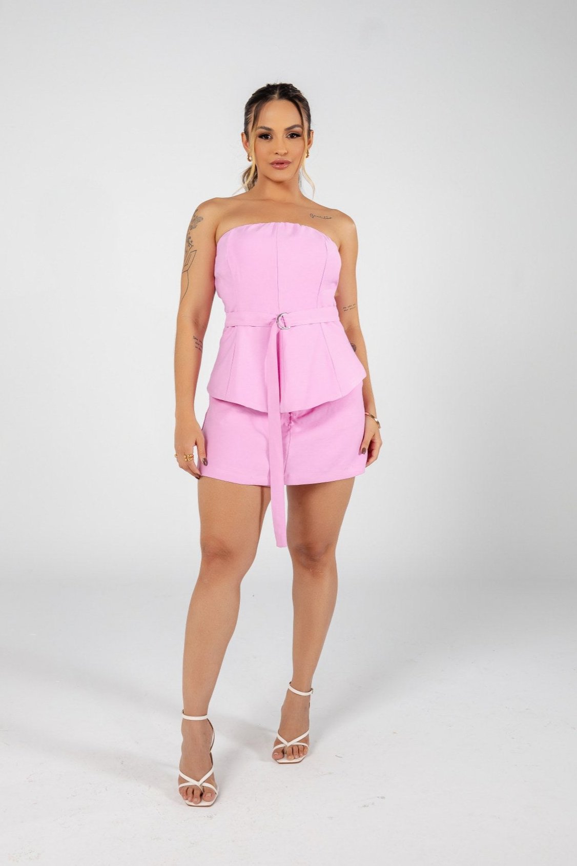 BLUSA TOMARA QUE CAIA COM CINTO
